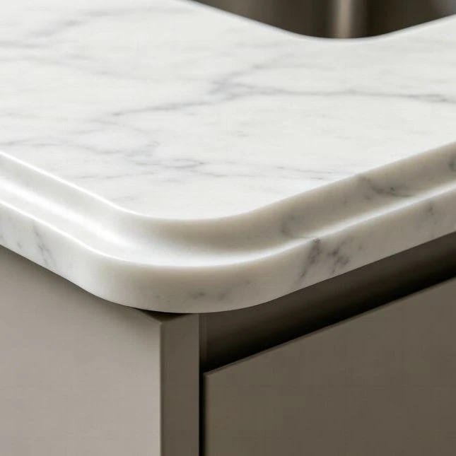 Bullnose Edge Quartz Countertop suppliers