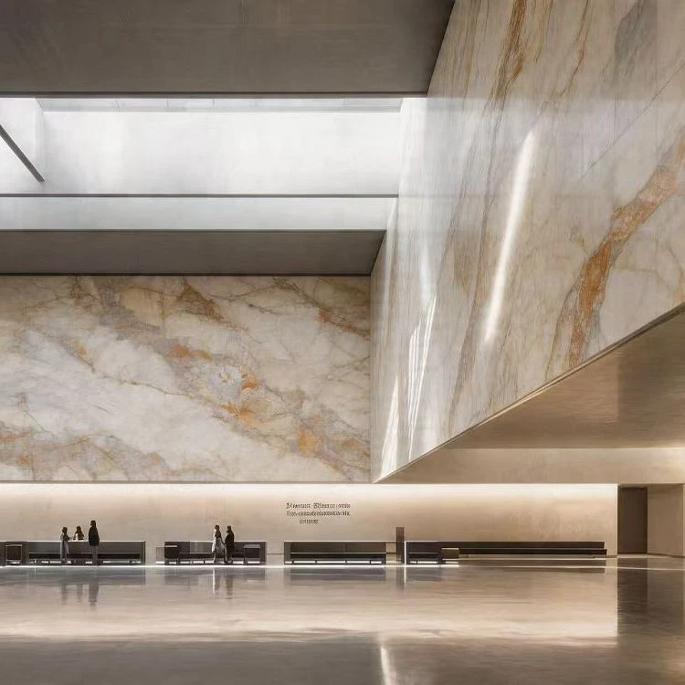 Quartz Wall Cladding For Hotel Lobby factory