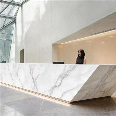 Beveled Edge Quartz Countertop