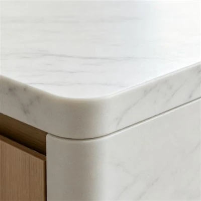 Bullnose Edge Quartz Countertop
