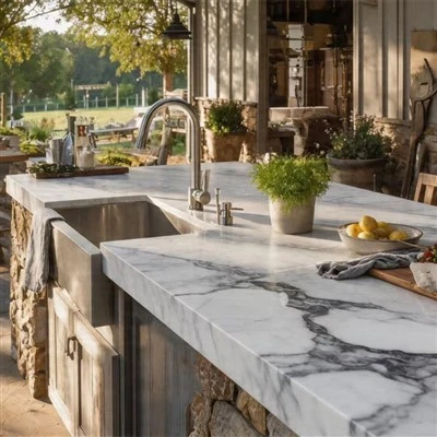 Quartz Countertop for Kitchen Breakfast Bar