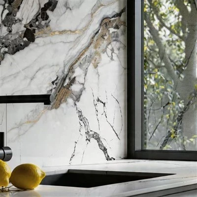 Quartz Slab for Kitchen Backsplash
