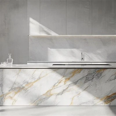 Straight Edge Quartz Countertop